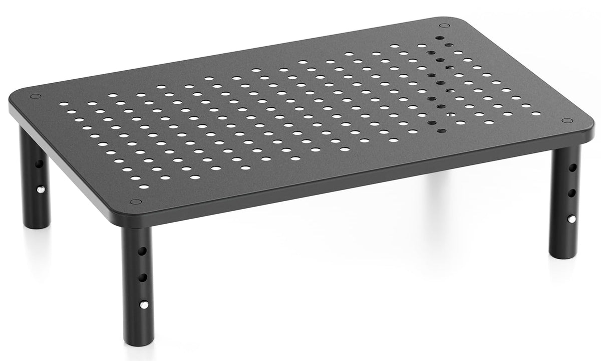 Canyora 3-Height Adjustable Metal Monitor Stand Riser