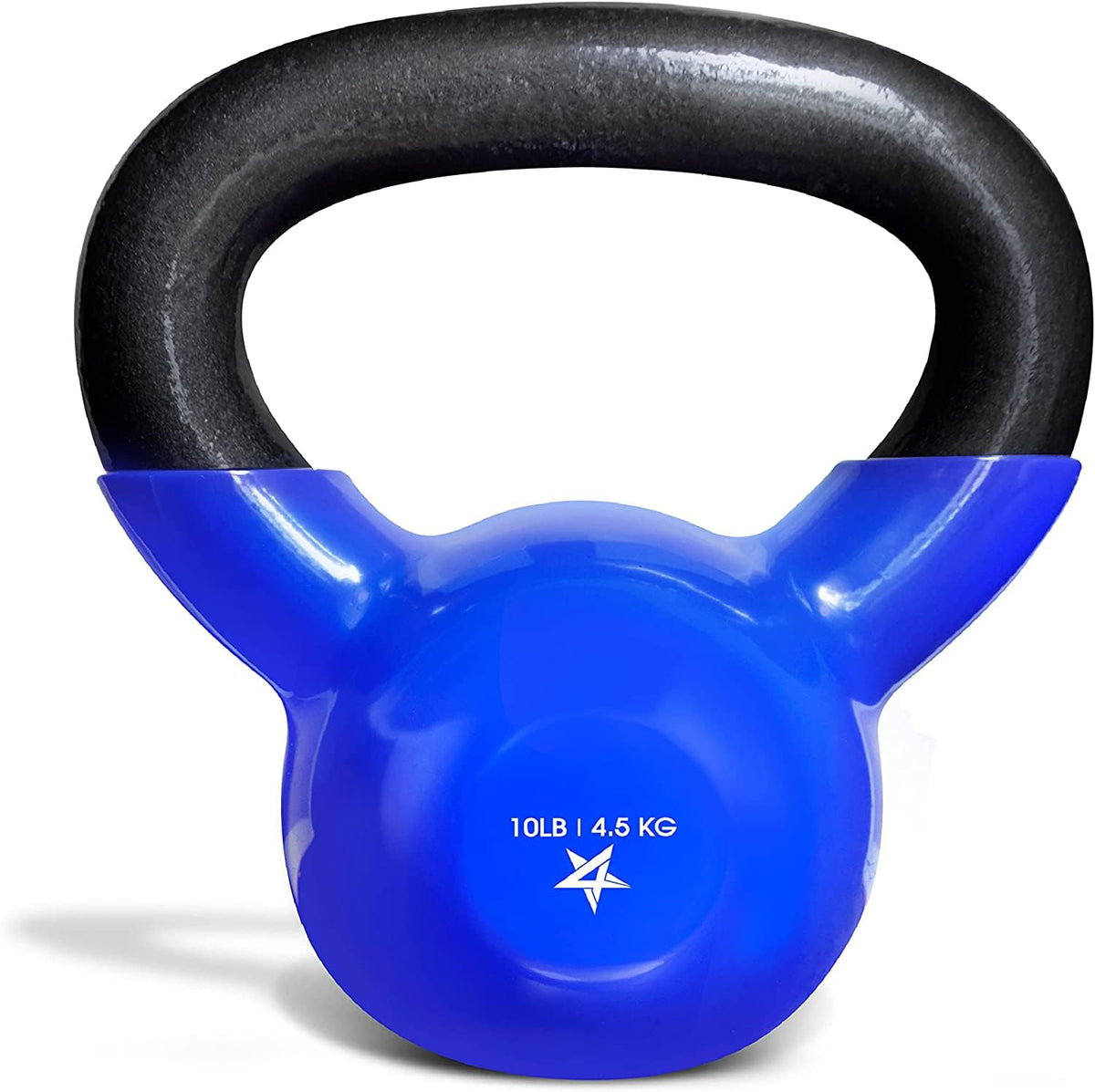 Yes4All Vinyl Coated Kettlebell, 10 lbs