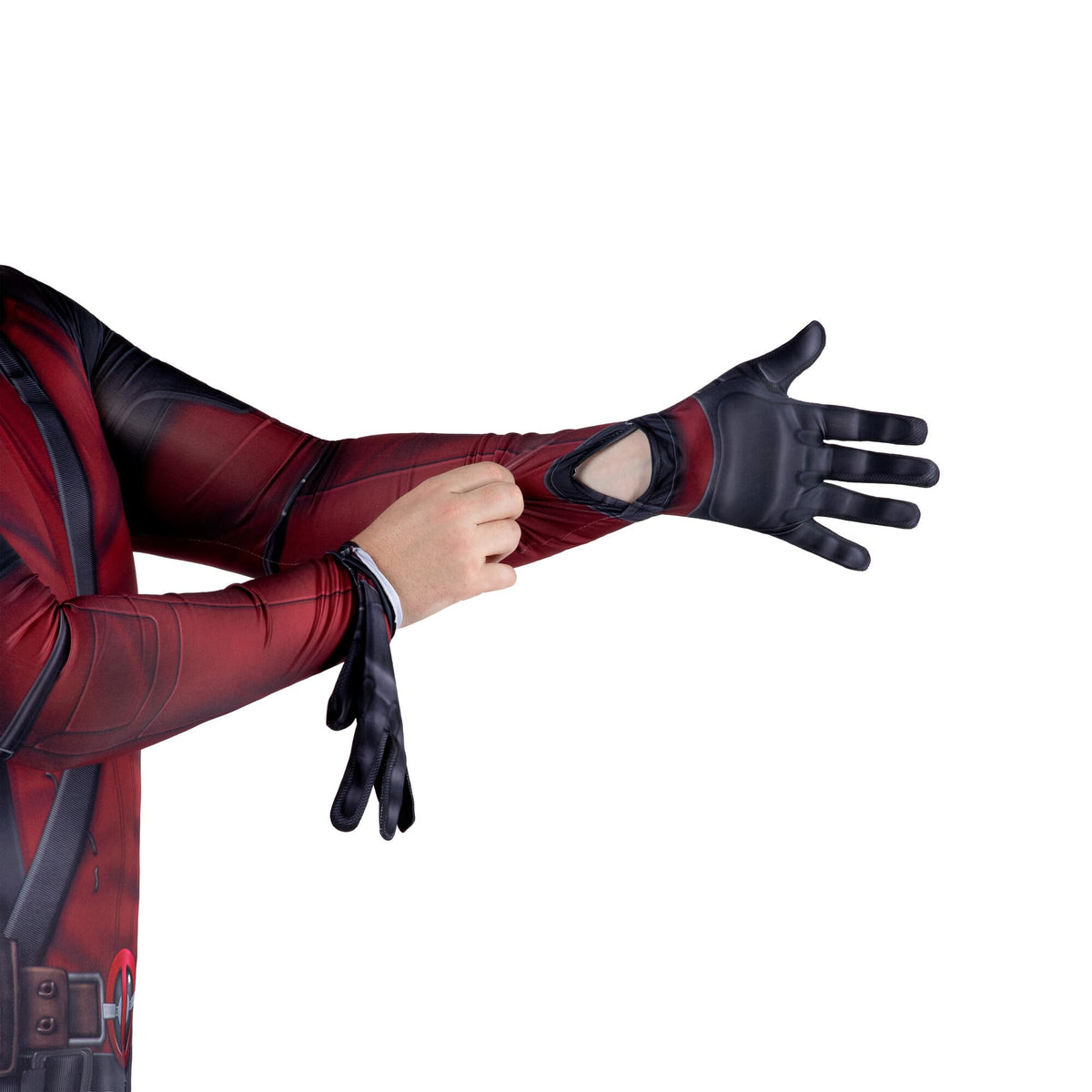 Marvel Deadpool Adult Deluxe Zentai Costume, XXS