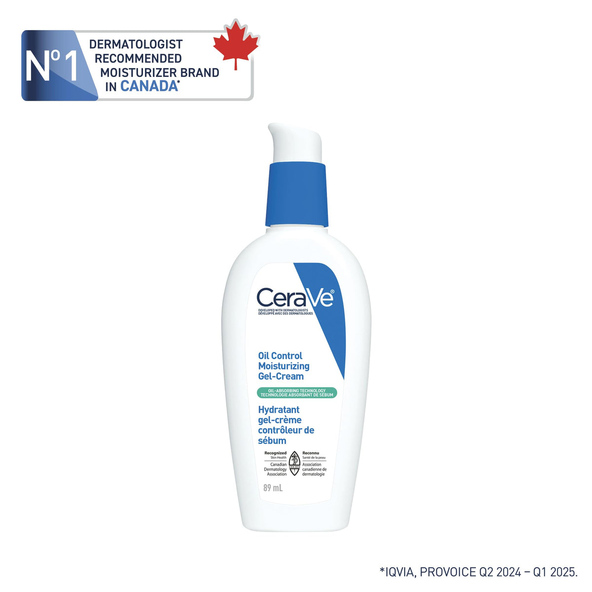CeraVe Oil Control Moisturizing Gel-Cream, 89 mL