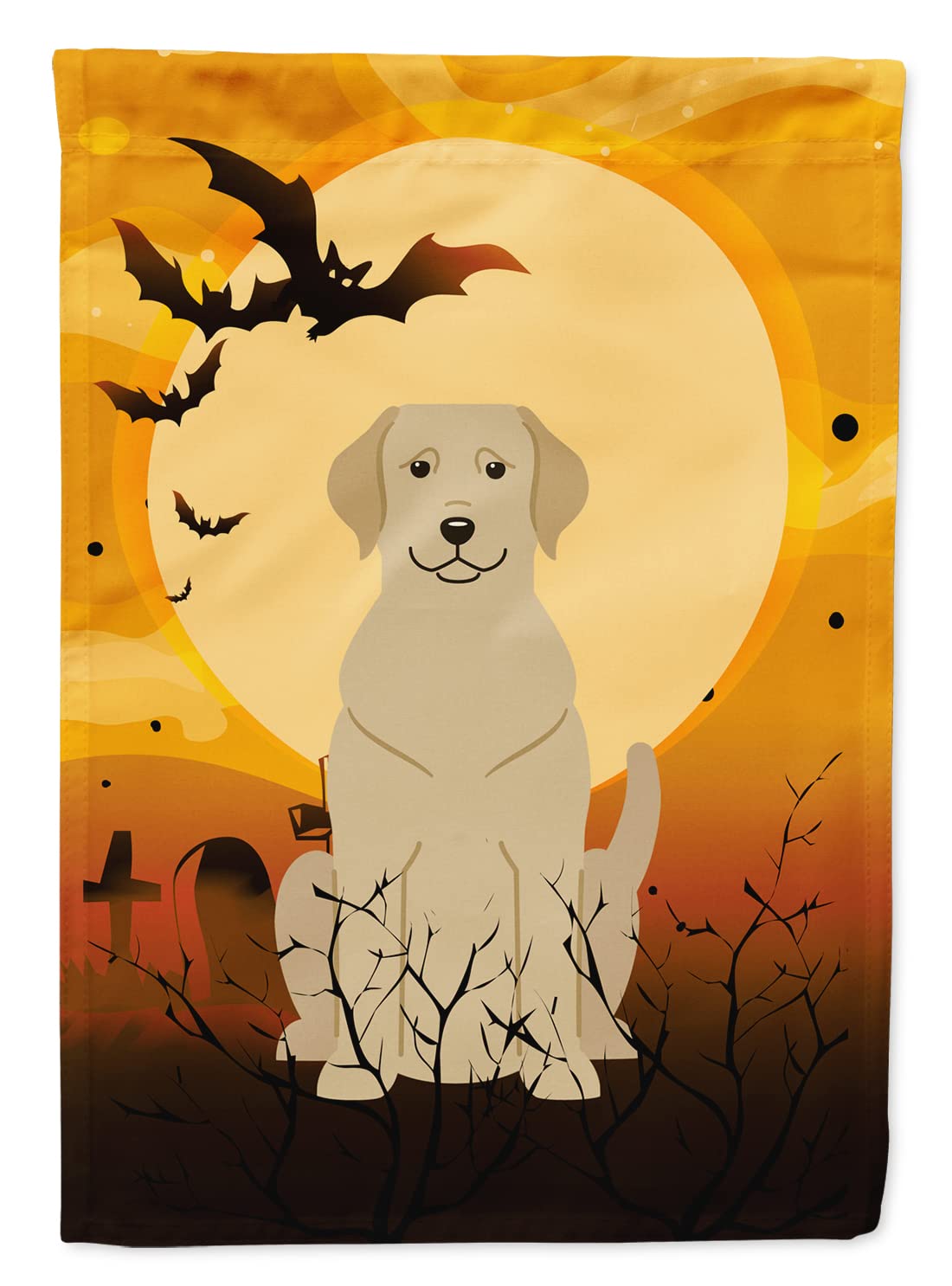 Caroline's Treasures BB4321CHF Yellow Labrador Flag, Large
