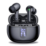 Wireless Earbuds Bluetooth 5.3 with Charging Case, Black