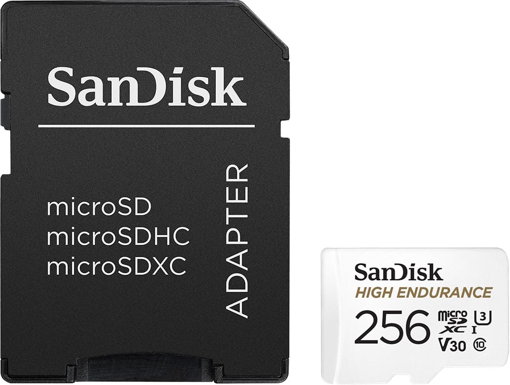 SanDisk High Endurance microSDXC Card, 256GB, SDSQQNR-256G-GN6IA