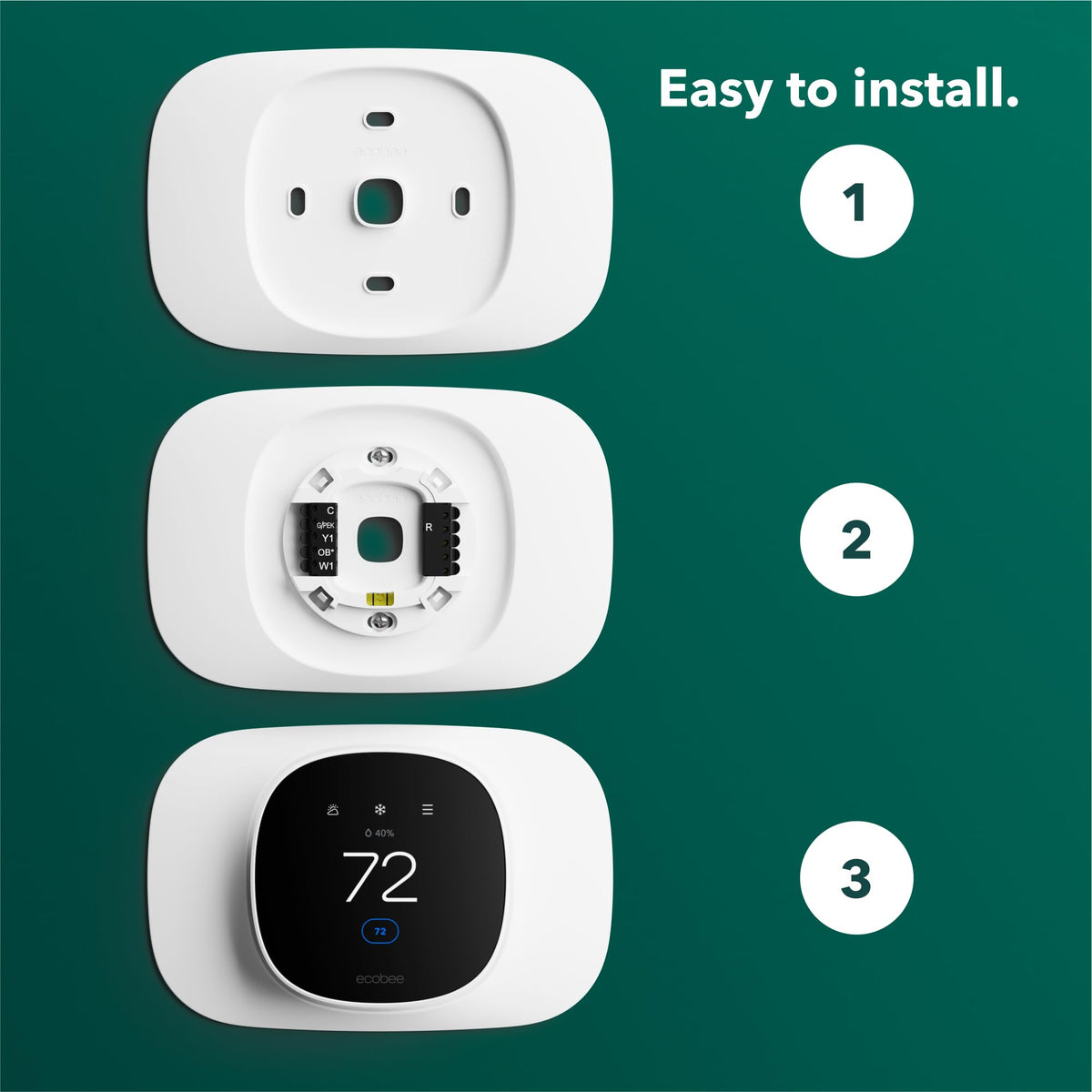 ecobee Trim Plate for Smart Thermostat Essential