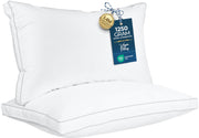 Utopia Bedding Gusseted Bed Pillows, King, Set of 2