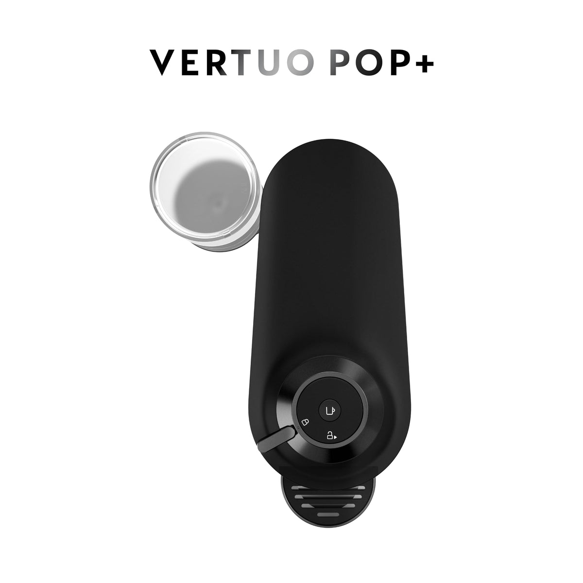Nespresso Vertuo Pop+ Deluxe Coffee Machine by De'Longhi, Matte Black