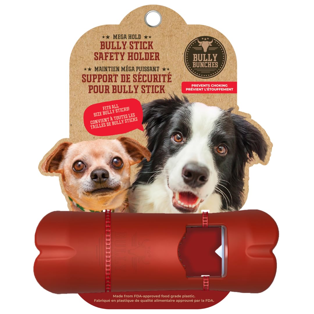 Bully Bunches Mega Hold Bully Stick Safety Holder for Dogs
