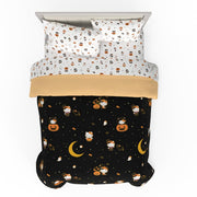 Franco Sanrio Hello Kitty Pumpkin Bed Set, Full, 5 Piece