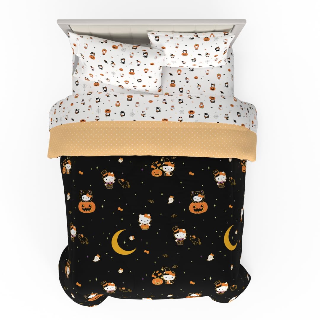 Franco Hello Kitty Halloween 5-Piece Bed in a Bag, Full