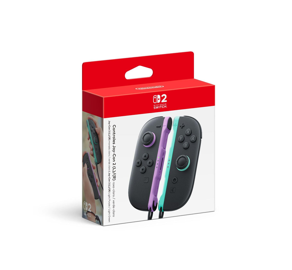 Nintendo Joy-Con 2 Controller Set, Light Purple and Light Green