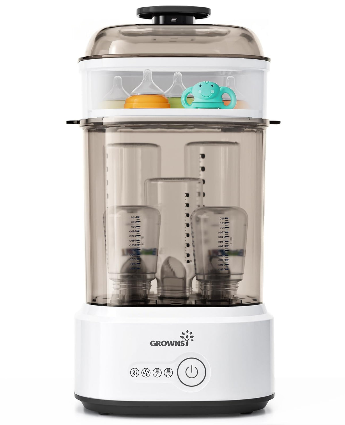 Compact Electric Steam Baby Bottle Sterilizer and Dryer
