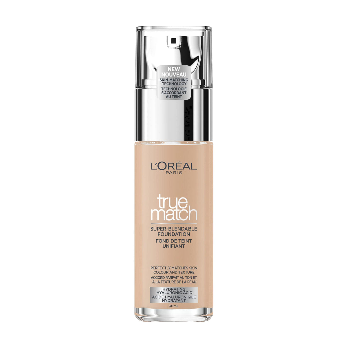 L'Oreal Paris True Match Super-Blendable Foundation, 2N Vanilla, 30 ml