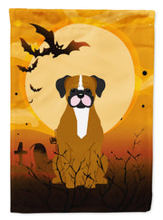 Caroline's Treasures BB4382GF Halloween Flashy Fawn Boxer Flag Garden Size