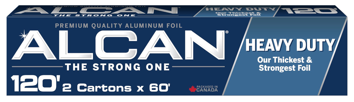 Alcan Heavy Duty Aluminum Foil, 12 in x 60 ft, 2-Pack