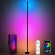 Miortior Smart RGB LED Corner Floor Lamp with Remote