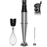 1100W 3-in-1 Stainless Steel Immersion Hand Blender Set