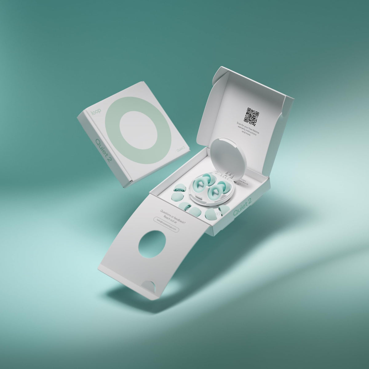 Loop Quiet 2 Reusable Noise-Reducing Ear Plugs