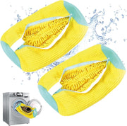 Dinghao Shoe Washing Machine Bags, 2-Pack, Yellow