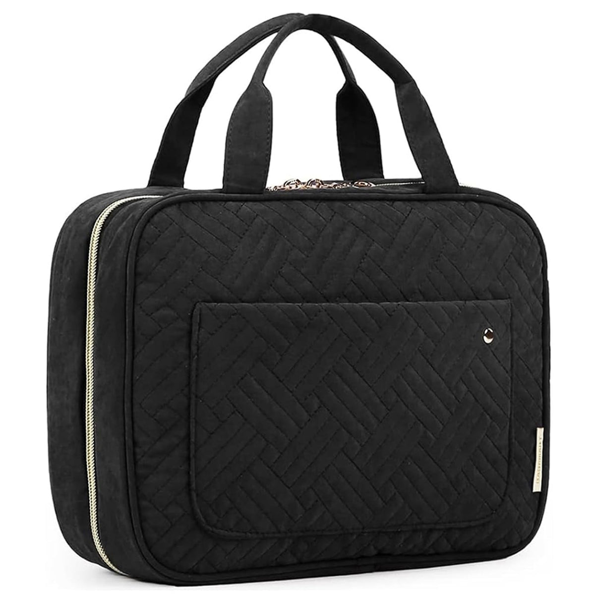 BAGSMART Hanging Toiletry Bag, Black, Medium
