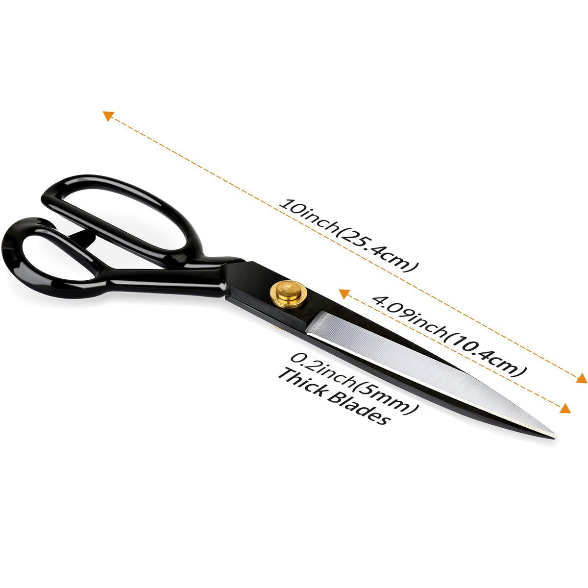 Professional Heavy-Duty Fabric Scissors, 10 inch