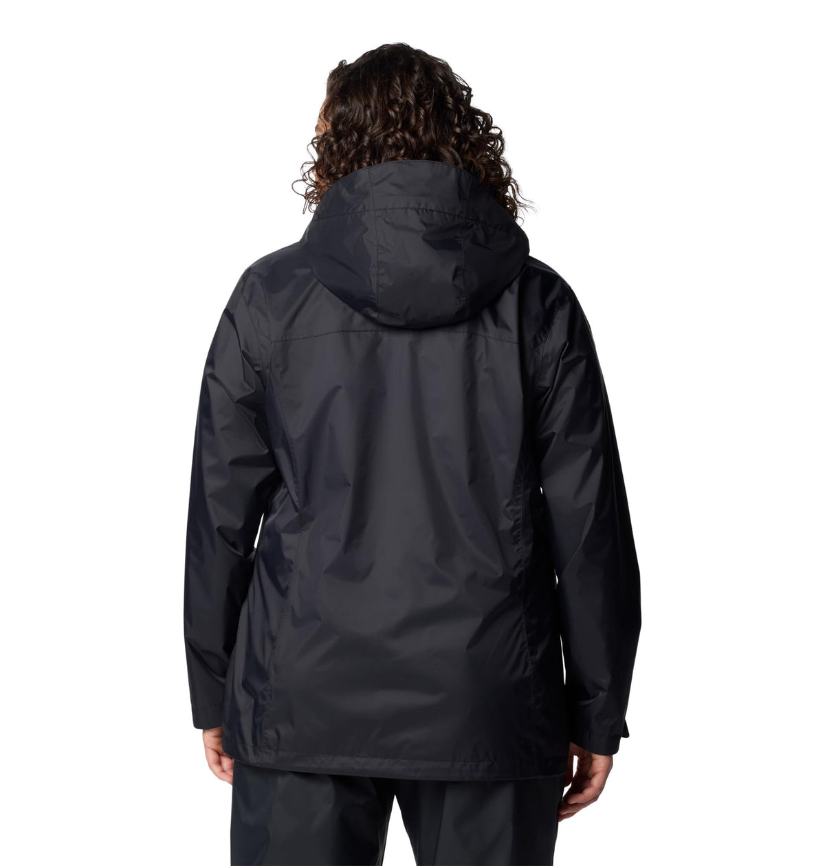 Columbia Women's Arcadia II Waterproof Rain Jacket, Black, Small
