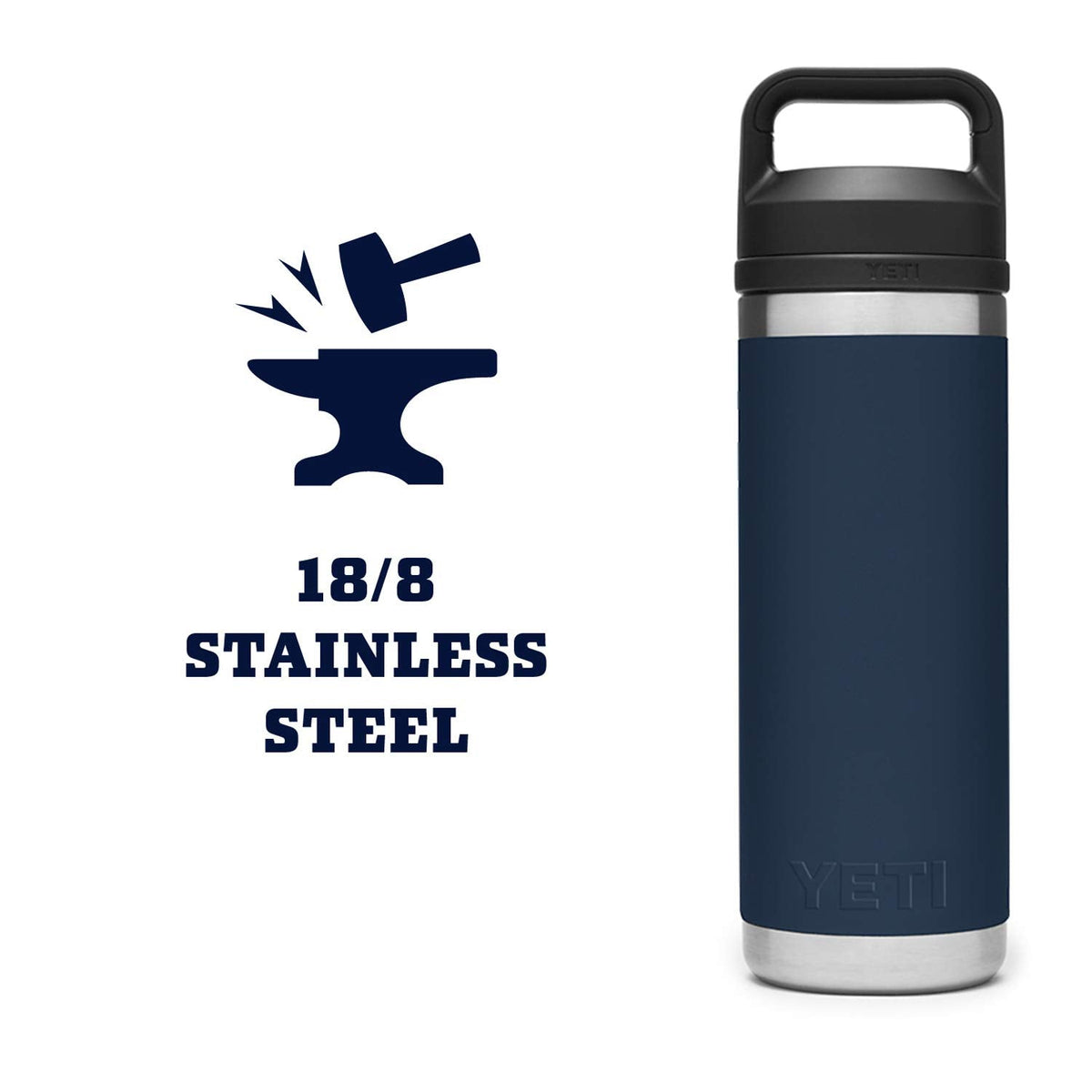 YETI Rambler 18 oz Bottle, Navy