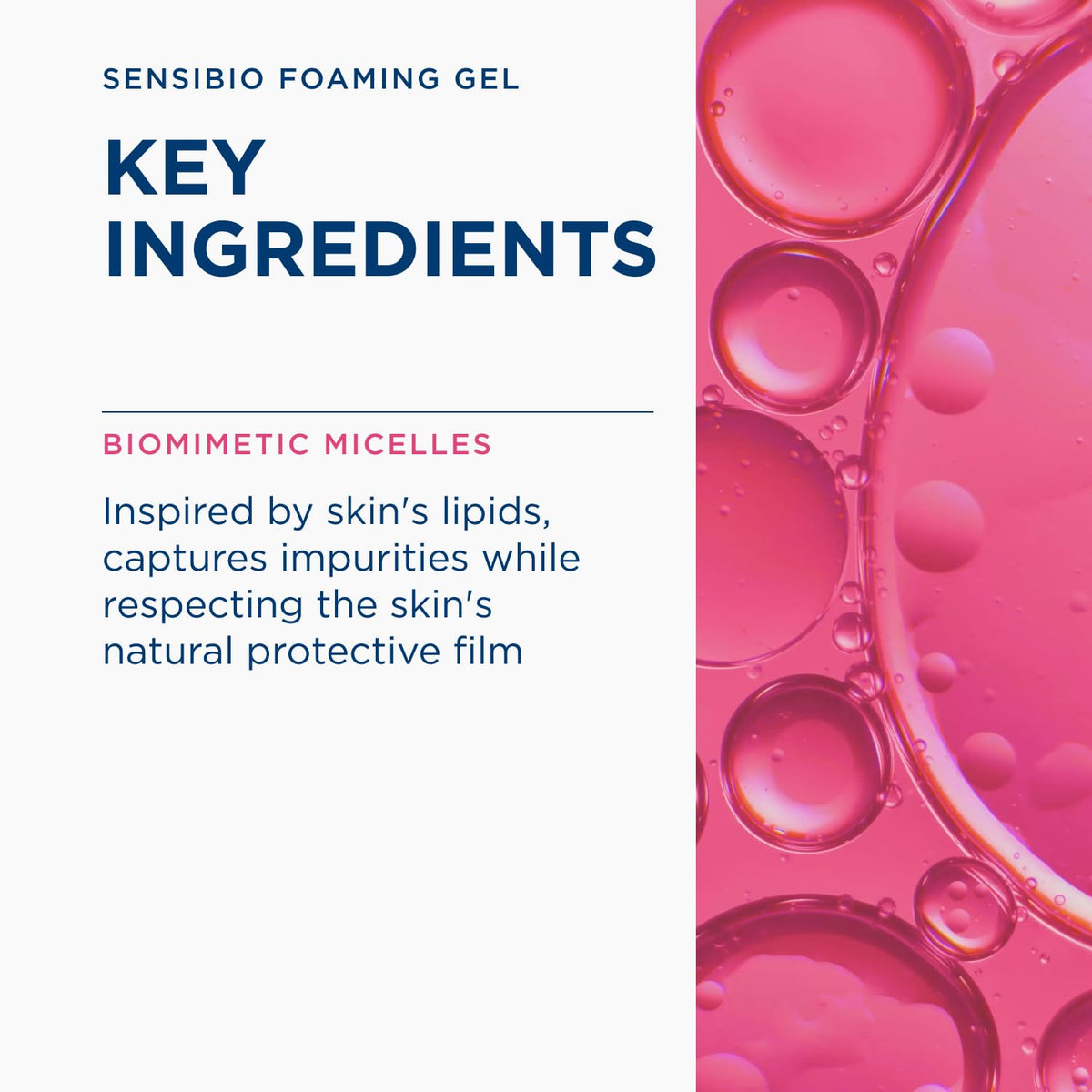 Bioderma Sensibio Foaming Gel Gentle Face Cleanser, 16.9 Fl Oz