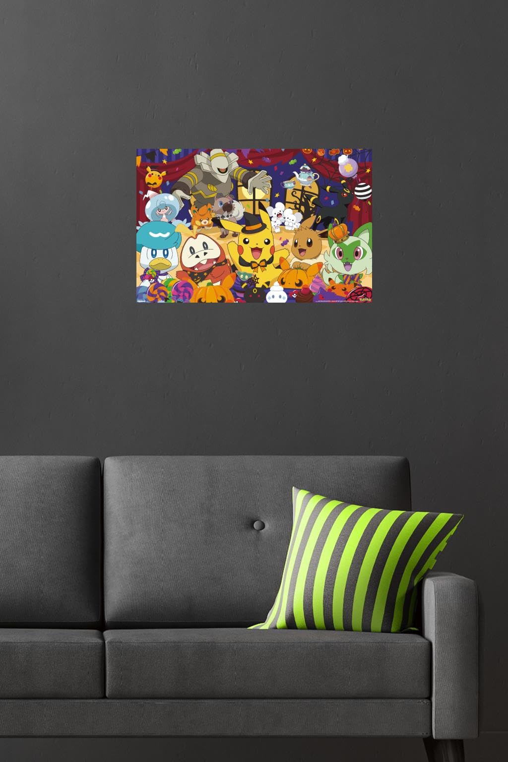 Pokémon: Halloween Party- Group Wall Poster, 22.4L" x 14.7W"