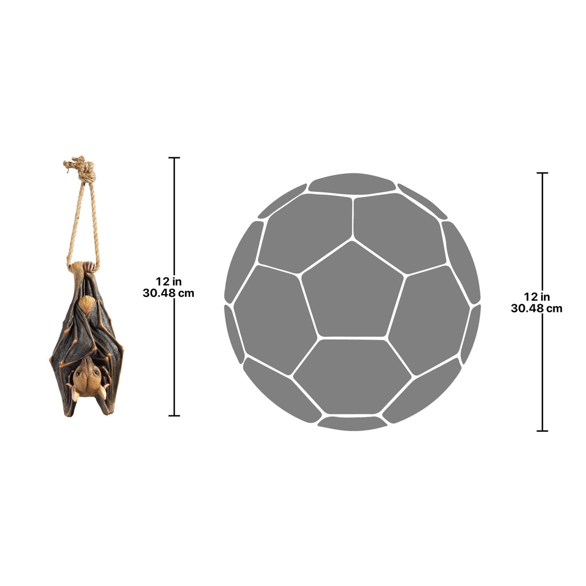 Vampire Bat Hanging Mega Bat Sculpture