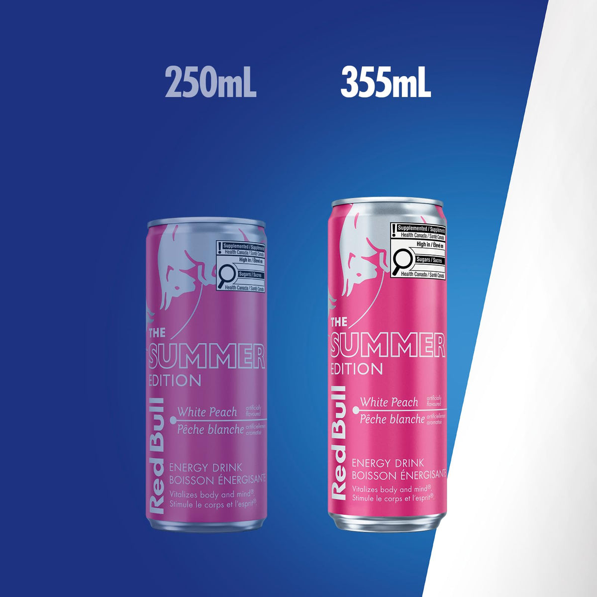 Red Bull Energy Drink, White Peach, 355 mL, 24 Pack