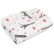 Betsey Johnson Throw Blanket, Retro Halloween Pink, 50x70 Inch