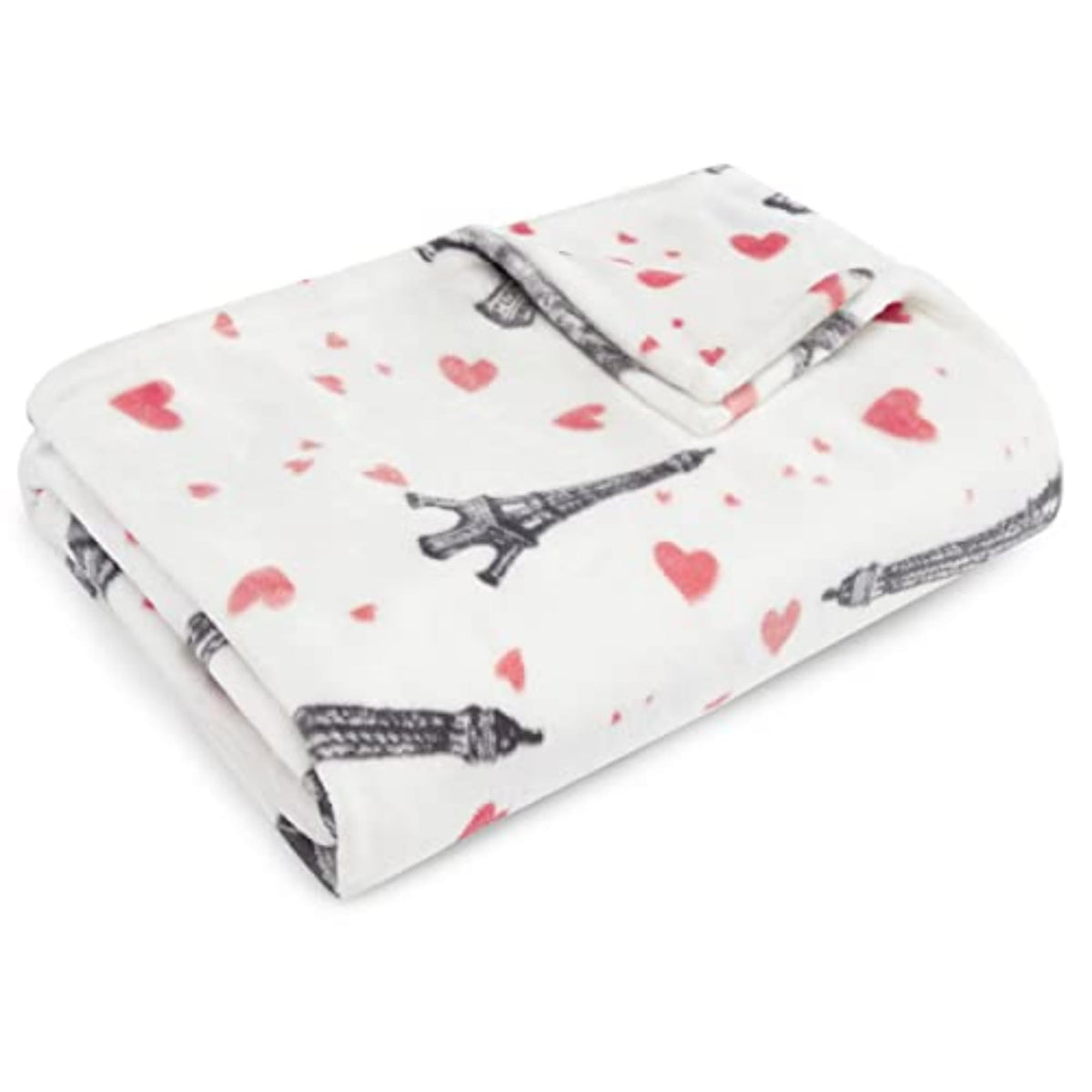 Betsey Johnson Throw Blanket, Retro Halloween Pink, 50x70 Inch