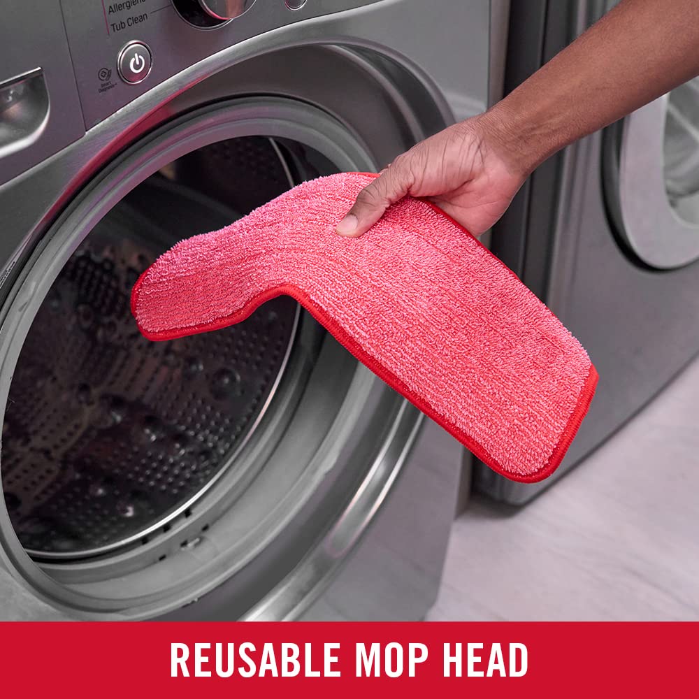 Rubbermaid Reveal Microfiber Spray Mop Kit with 3 Wet Pads, Cordless