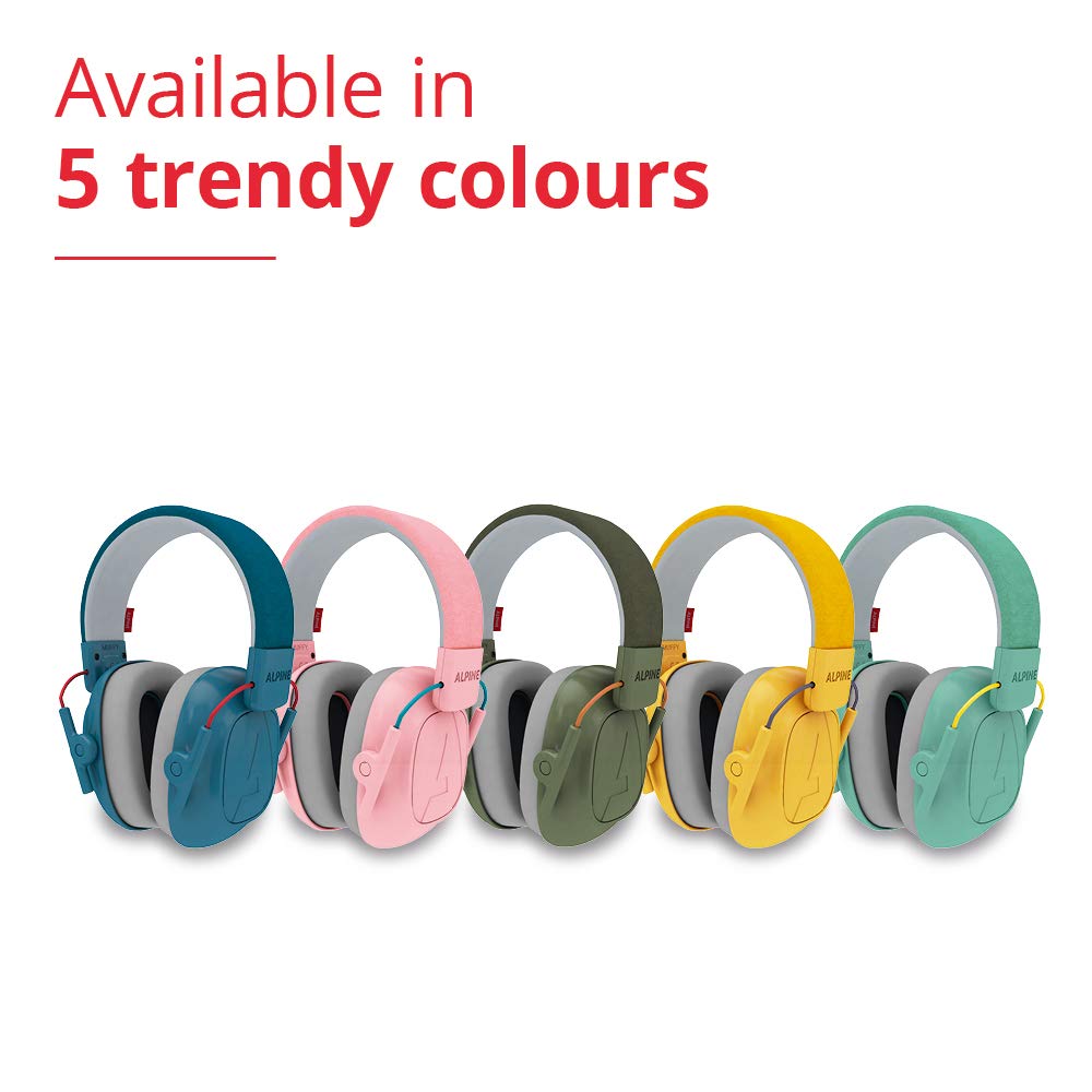 Alpine Muffy Noise Cancelling Headphones for Kids, Blue