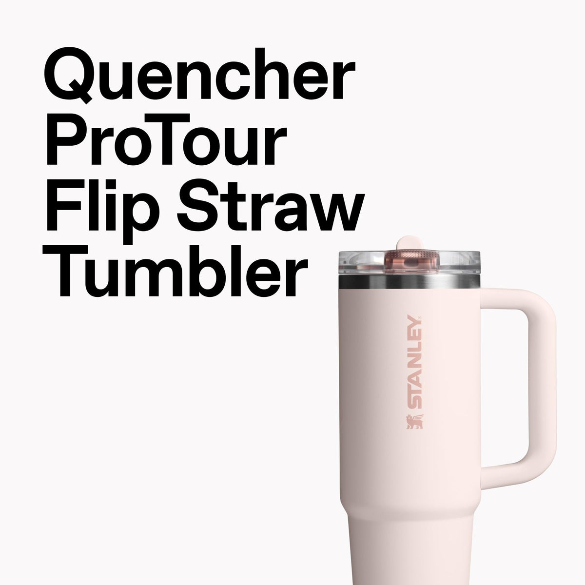 Stanley Quencher ProTour Flip Straw Tumbler, 30 oz, Cream