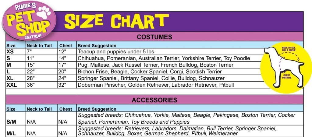 Rubies Rocky Pet Costume, Medium