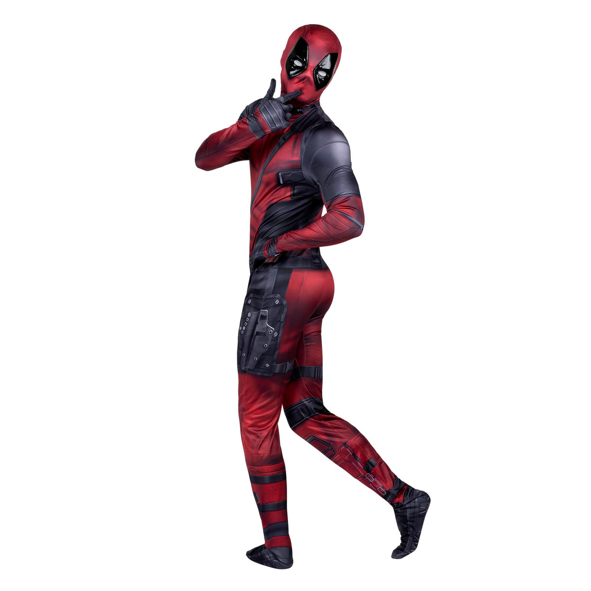 Marvel Deadpool Adult Deluxe Zentai Costume, XXS
