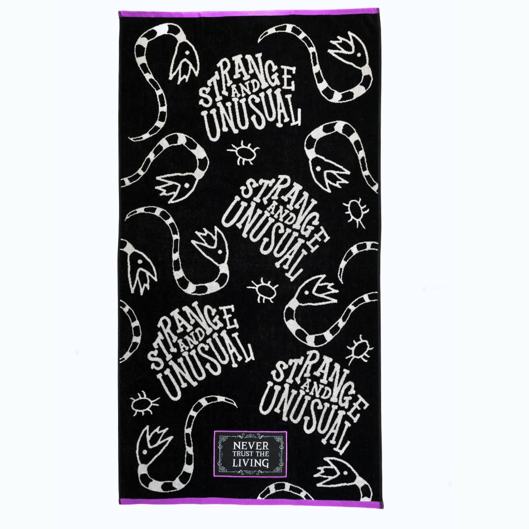 Franco Luxe Beetlejuice Jacquard Bath/Pool/Beach Towel, 64x34 Inch