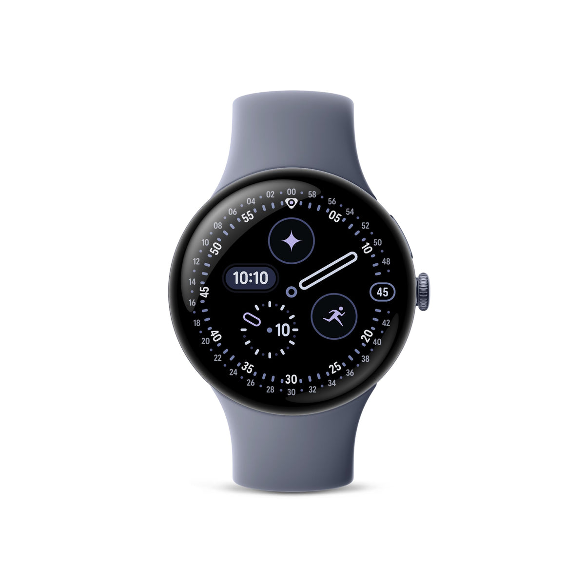 Google Pixel Watch 4, 45 mm, Satin Moonstone Case and Band, Wi-Fi