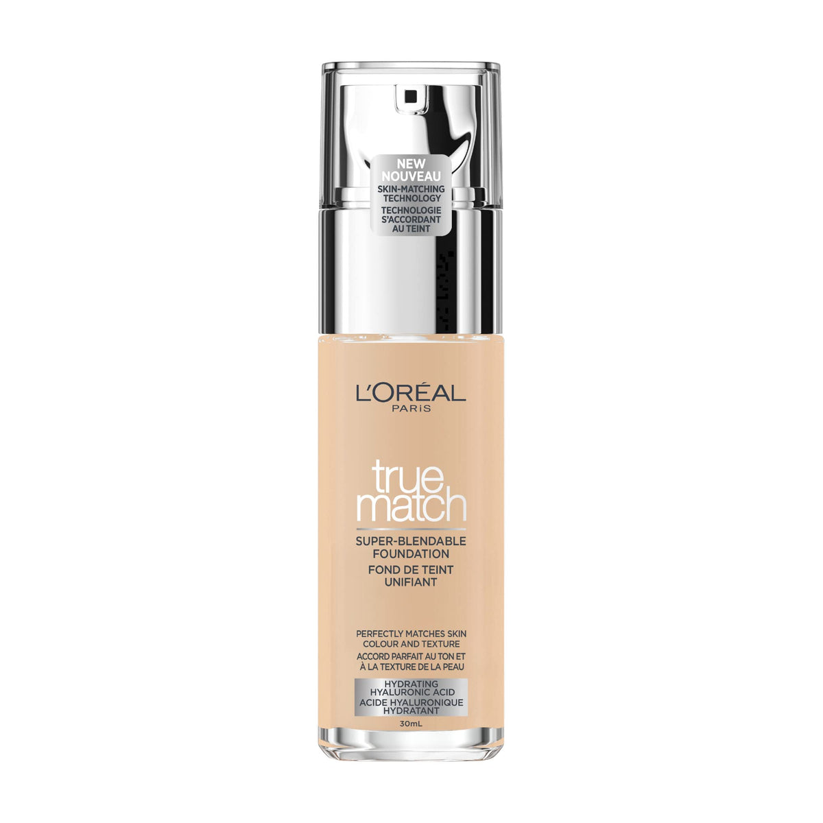 L'Oreal Paris True Match Super-Blendable Foundation, 1.5N, 30 mL