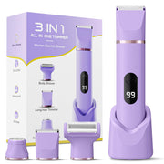 Tiovara Cordless Electric Bikini Trimmer for Women, IPX7 Waterproof