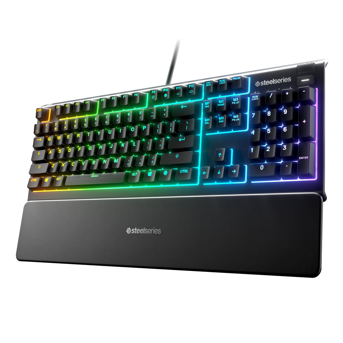 SteelSeries Apex 3 RGB Gaming Keyboard, 10-Zone