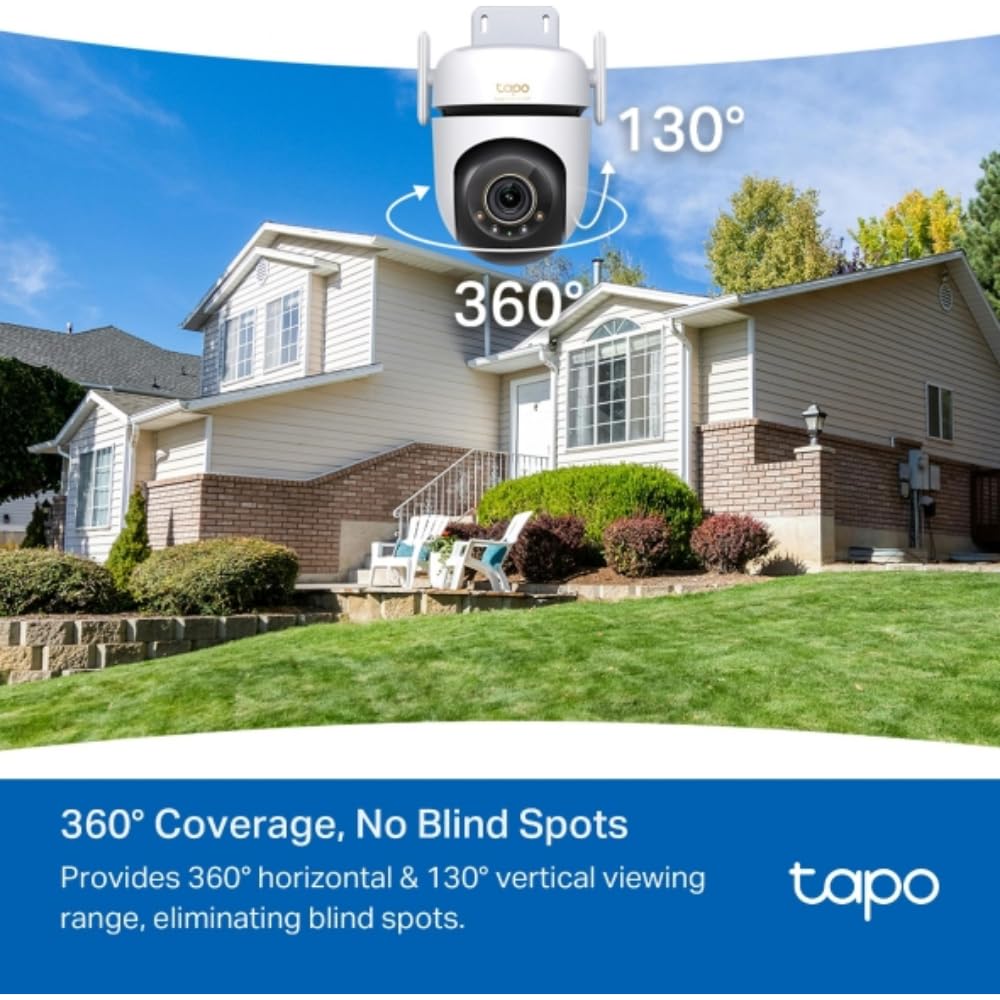 TP-Link Tapo C530WS 3K Pan/Tilt Outdoor Security Camera