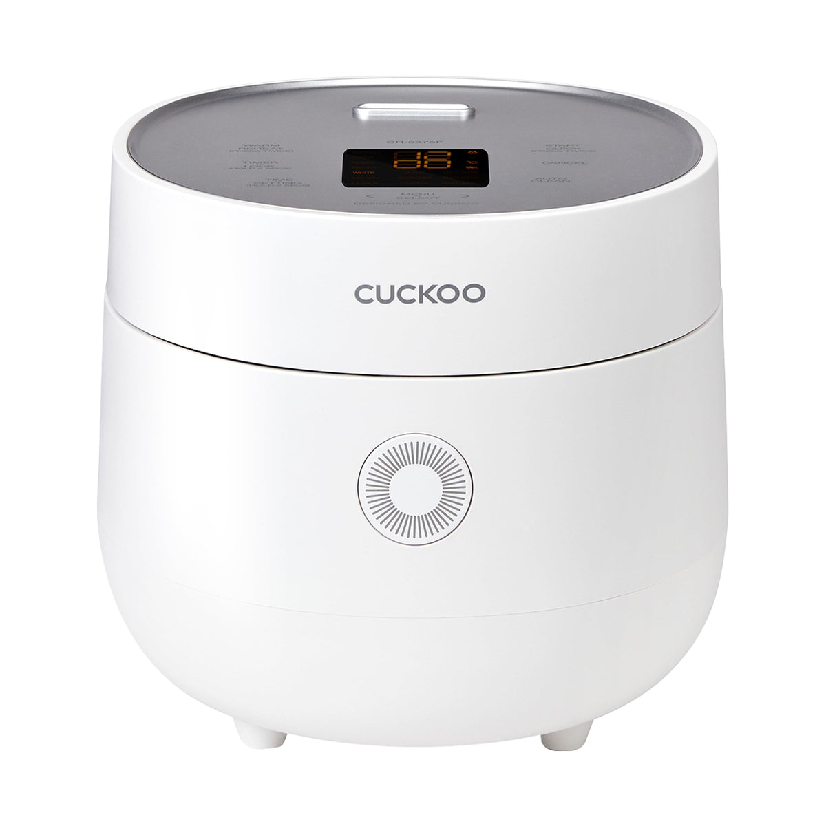 CUCKOO Micom Rice Cooker, 3 Cup Uncooked, White (CR-0375FW)