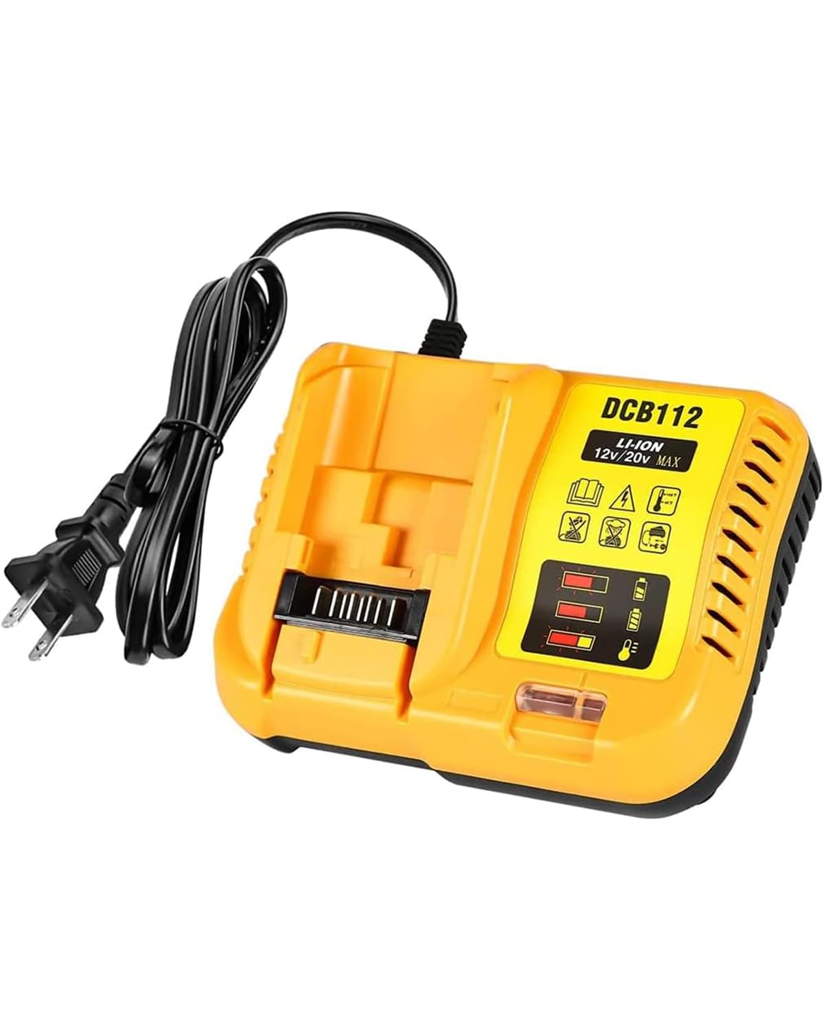 Replacement Charger for DeWalt 12V/20V Max Batteries (DCB112)