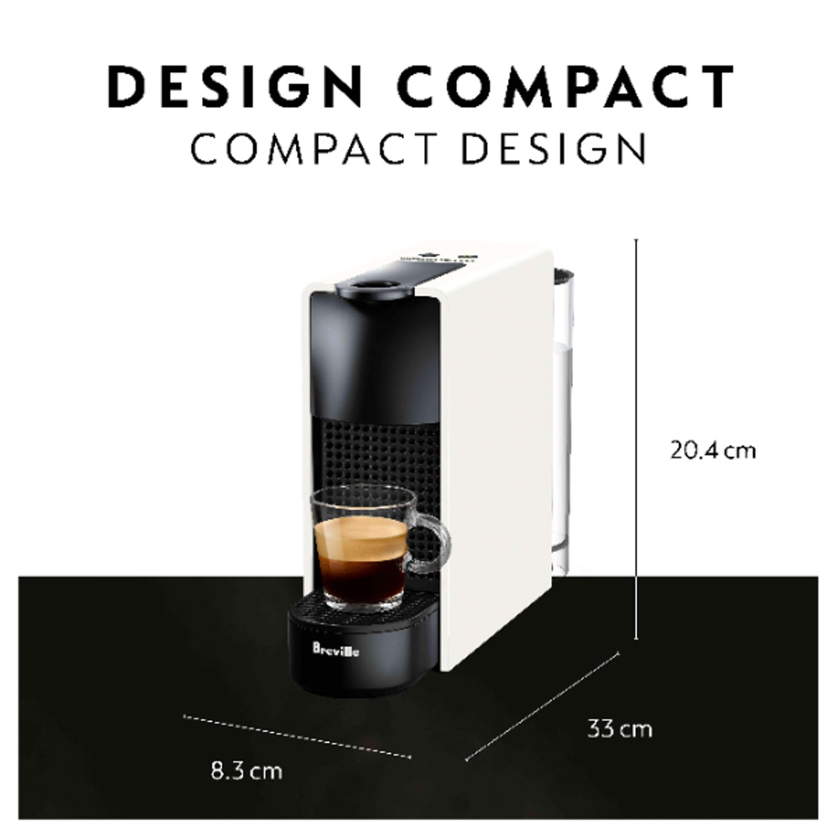 Nespresso Essenza Mini Espresso Machine by Breville, White