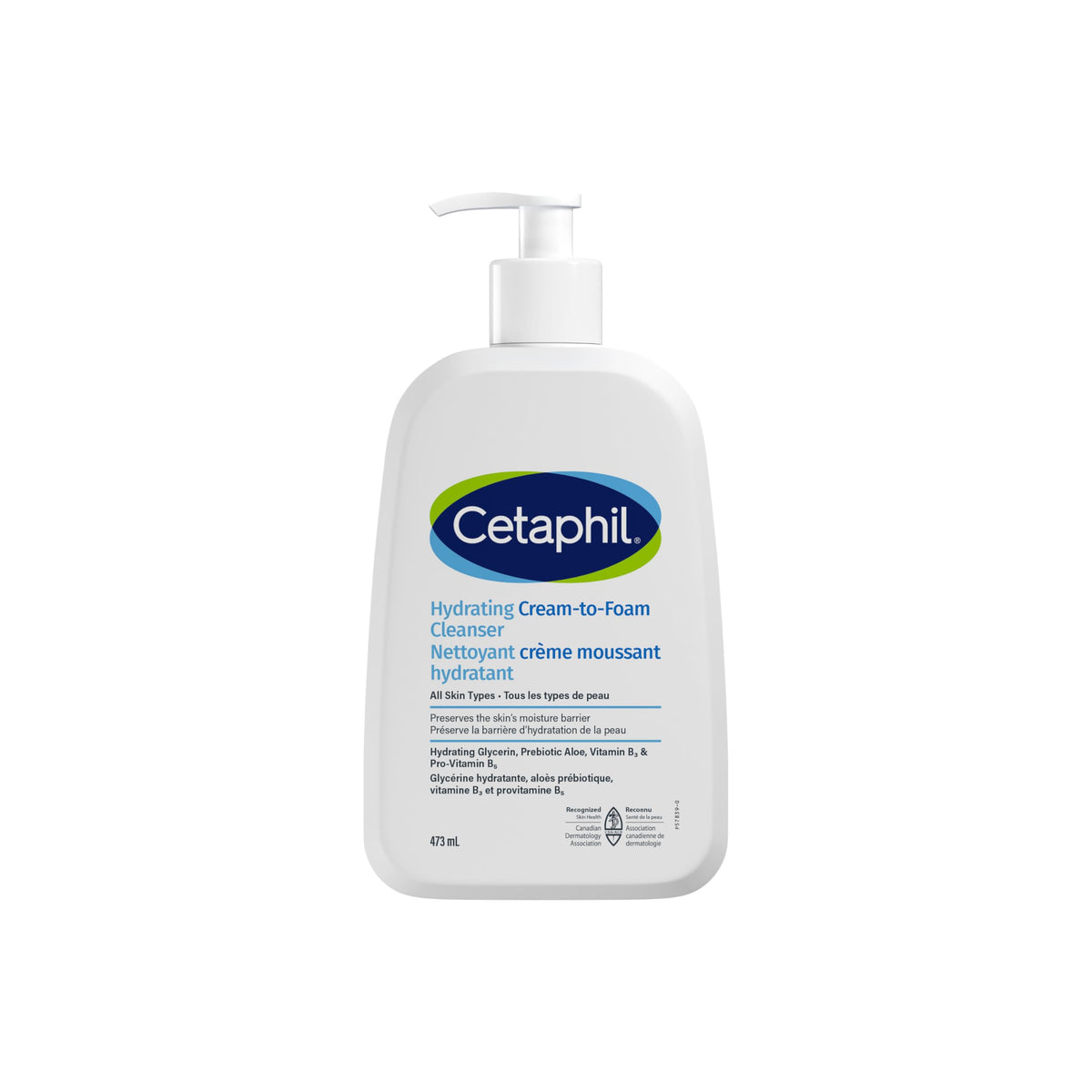 Cetaphil Cream to Foam Face Wash, 473ml