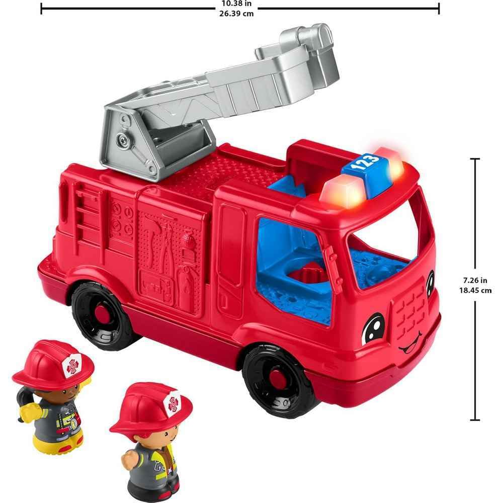Fisher-Price Little People Fire Truck Musical Push-Along Vehicle