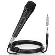 TONOR Dynamic Karaoke Microphone with 4.5m XLR Cable, Black