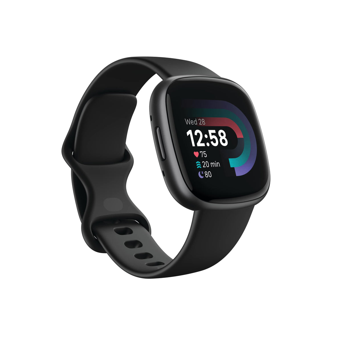 Google Fitbit Versa 4 Fitness Smartwatch, Black/Graphite